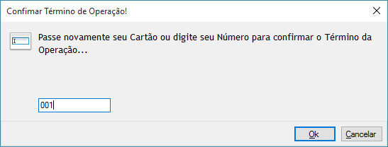 Registro de Operações, confirma fim da operação